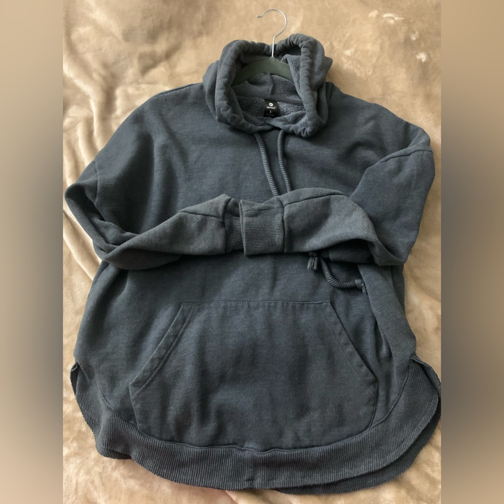 90 degree Blueish/Gray color Hoodie size small